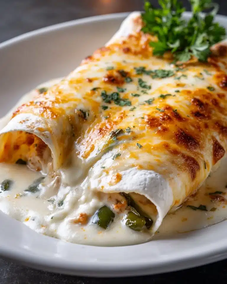 White Chicken Enchiladas Recipe
