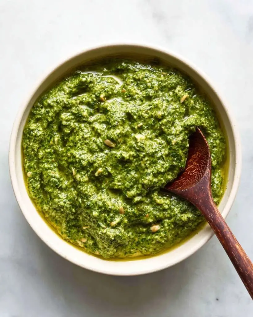 Quick and Easy Basil Pesto Sauce Recipe