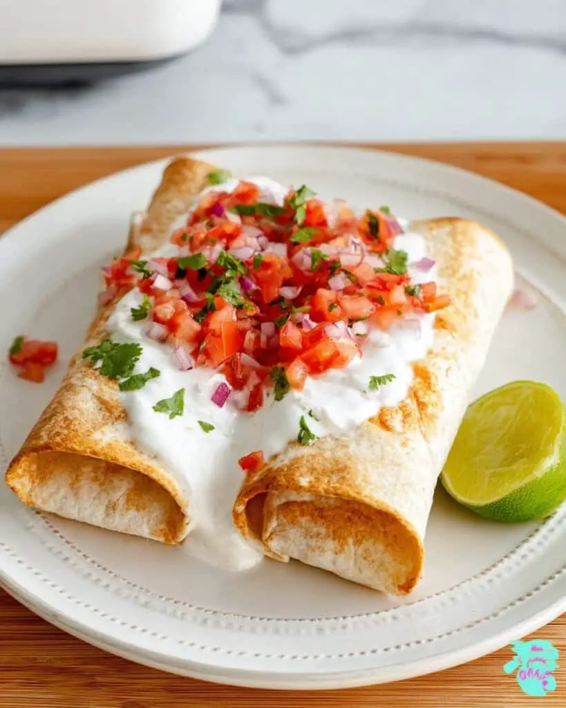 Air Fryer Chicken Chimichangas Recipe