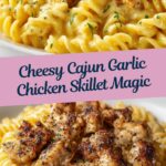 Cheesy Cajun Garlic Chicken Rotini Skillet Recipe