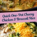 One Pot Cheesy Chicken Broccoli Rice Recipe