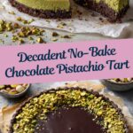 No-bake chocolate pistachio cake Recipe