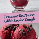 Red Velvet Edible Cookie Dough Recipe