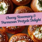 Mozzarella Stuffed Rosemary and Parmesan Soft Pretzels Recipe