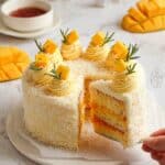 Vegan Mango Coconut Cake Recipe