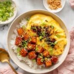 Caramelized Spam and Eggs Over Rice Recipe