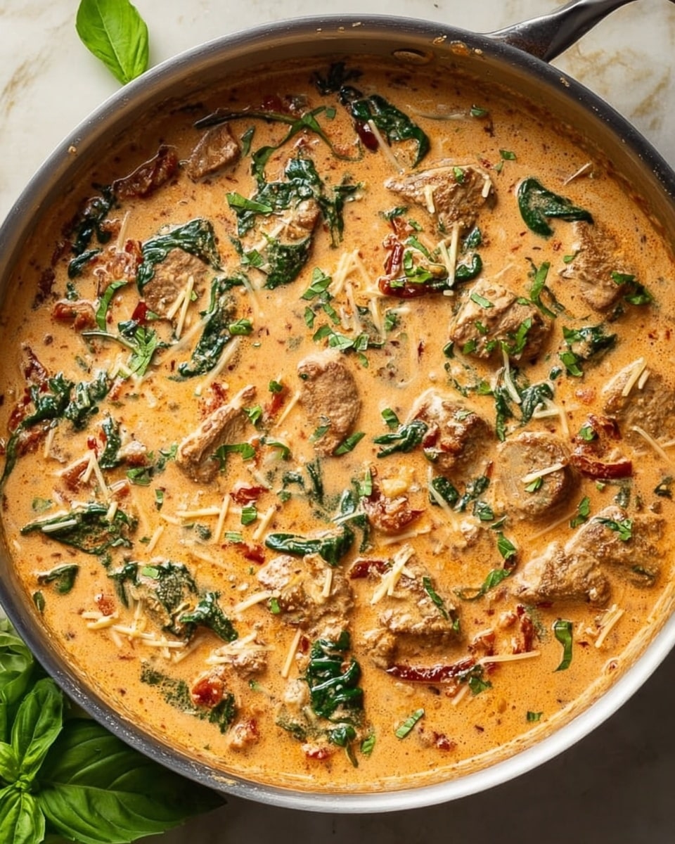 Marry Me Tofu with Sun-Dried Tomato and Spinach Cream Sauce Recipe