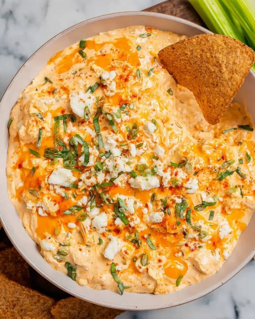 Buffalo Chicken Dip (Crockpot Recipe) Recipe