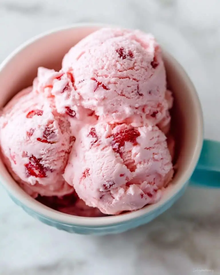 Homemade Strawberry Ice Cream Recipe