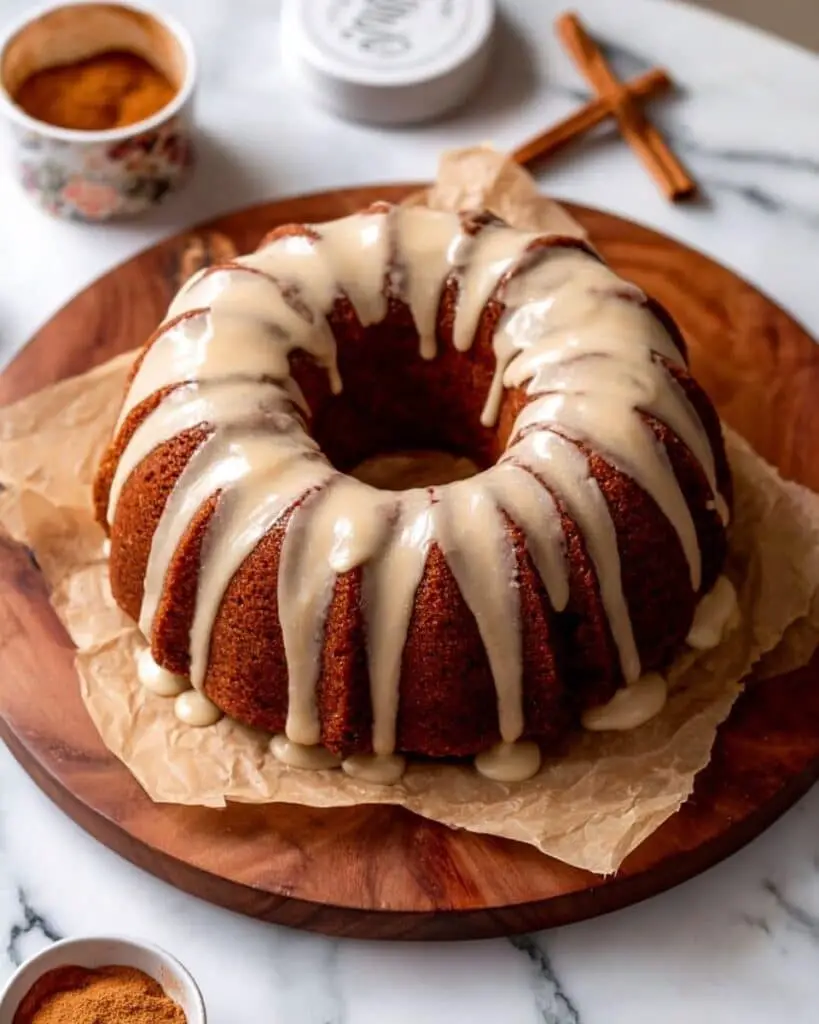 Pumpkin Bundt Cake with Spice and Optional Chocolate Chips Recipe