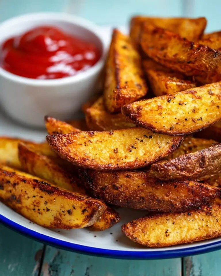 Crispy Baked Potato Wedges Recipe