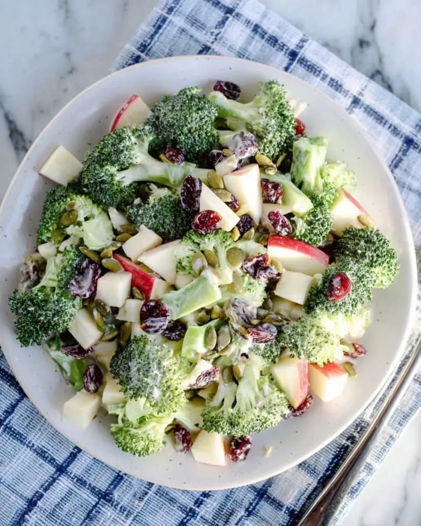 Broccoli Salad with Dried Cranberries Recipe