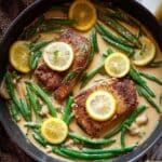 Lemon-Tahini Chicken with Green Beans Recipe