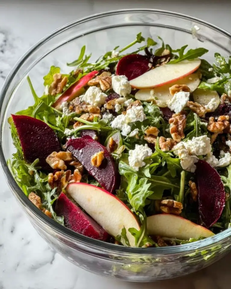 Beet and Arugula Salad with Goat Cheese Recipe