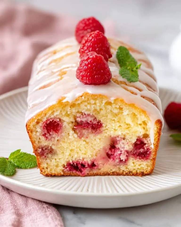 Lemon Raspberry Loaf Cake Recipe
