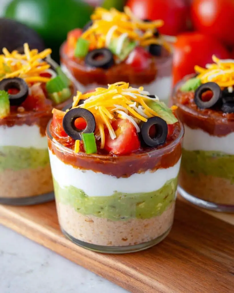 7 Layer Dip Cups