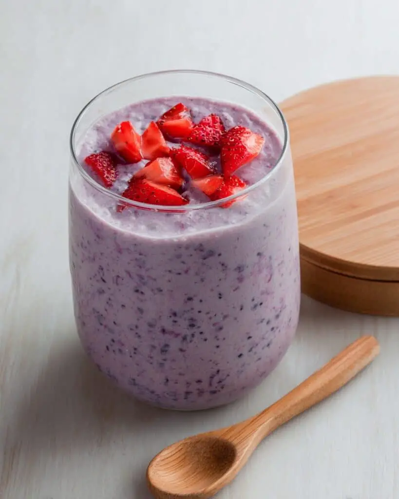 High-Protein Strawberry Chia Pudding Recipe