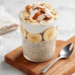 Banana Overnight Oats with Chia and Cinnamon Recipe