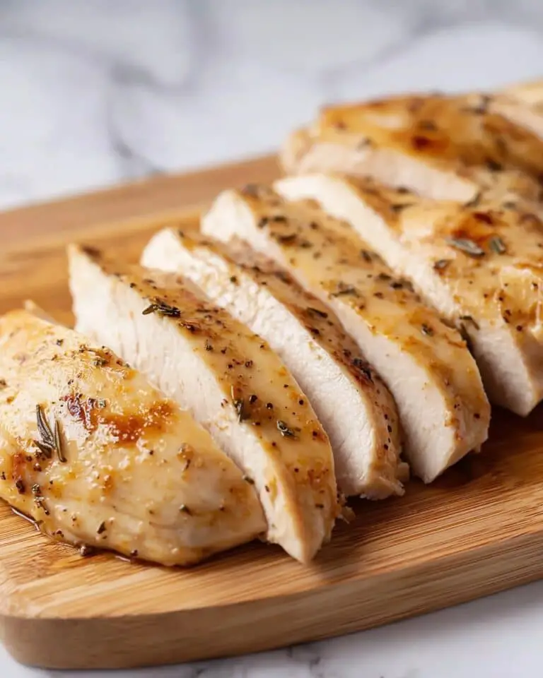 Baked Thin Sliced Lemon Herb Chicken Breast Recipe