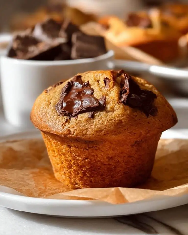 Banana Chocolate Chunk Muffins (Gluten Free) Recipe