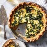 Spinach and Feta Breakfast Quiche Recipe