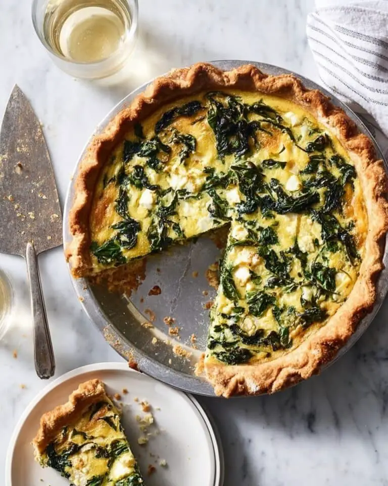 Spinach and Feta Breakfast Quiche Recipe