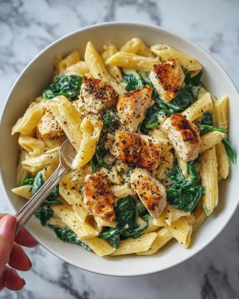 Healthy Garlic Parmesan Chicken Pasta Recipe