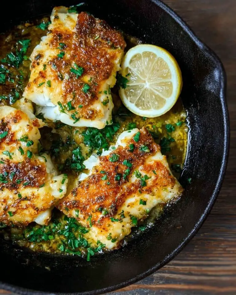 Baked Cod with Lemon, Garlic, and Spices Recipe