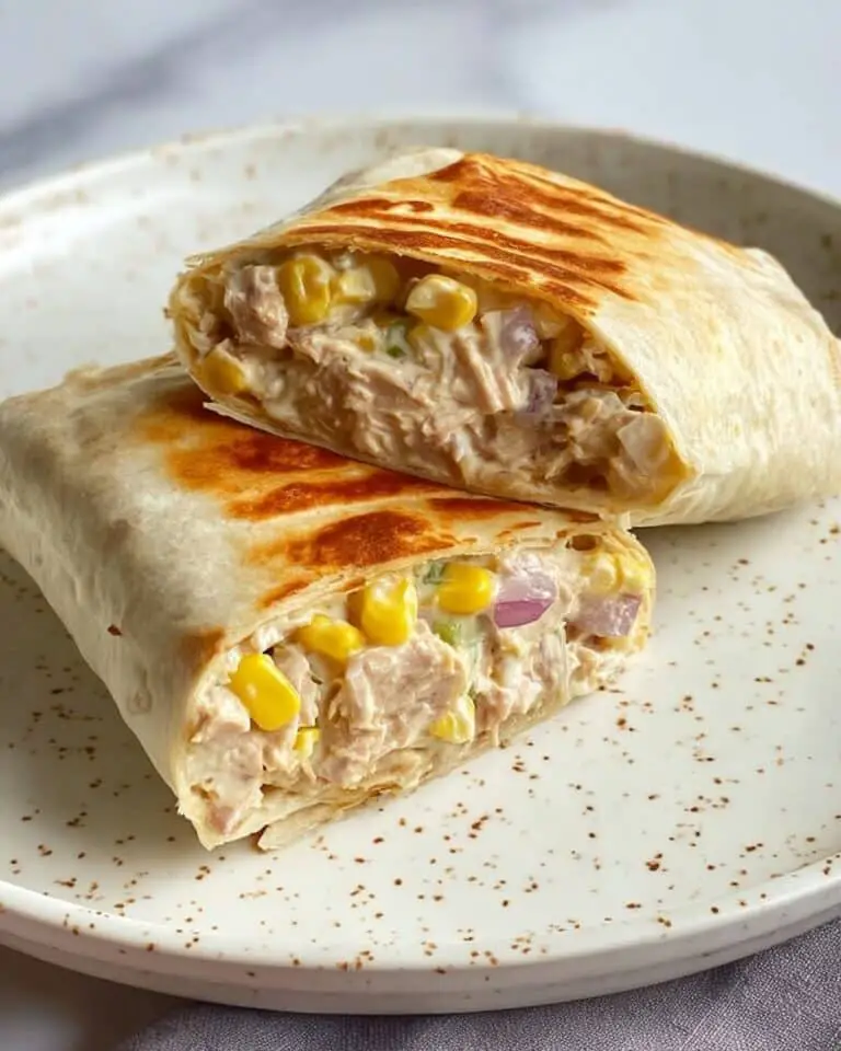 Healthy Tuna Melt Wrap Recipe