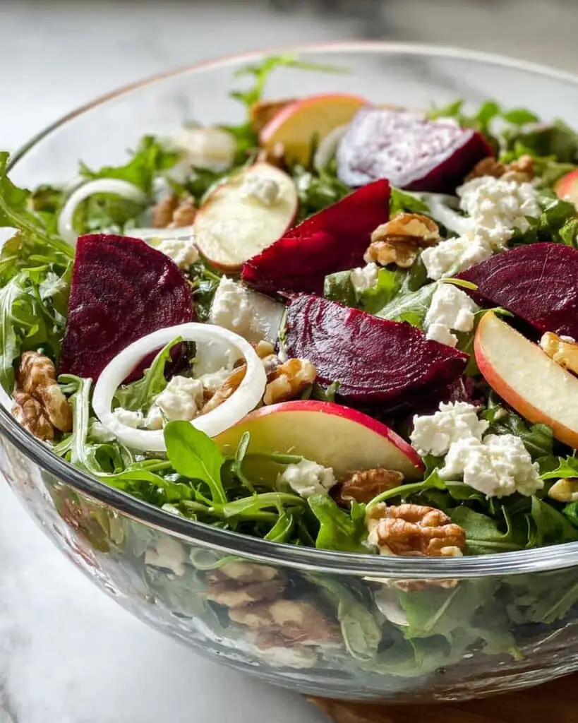 Beet and Arugula Salad with Goat Cheese Recipe