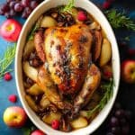 Roasted Duck Stuffed with Apples: A Classic Polish Holiday Dish Recipe