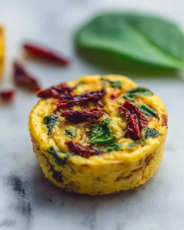 Baked Eggs with Sun-Dried Tomato and Spinach Recipe