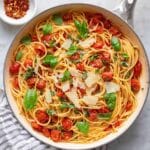 Pasta with Cherry Tomatoes and Basil Recipe