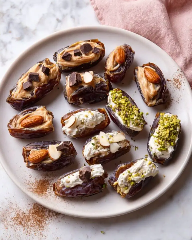 Stuffed Date Recipe with 4 Flavor Variations Recipe