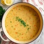 Lebanese Crushed Lentil Soup Recipe