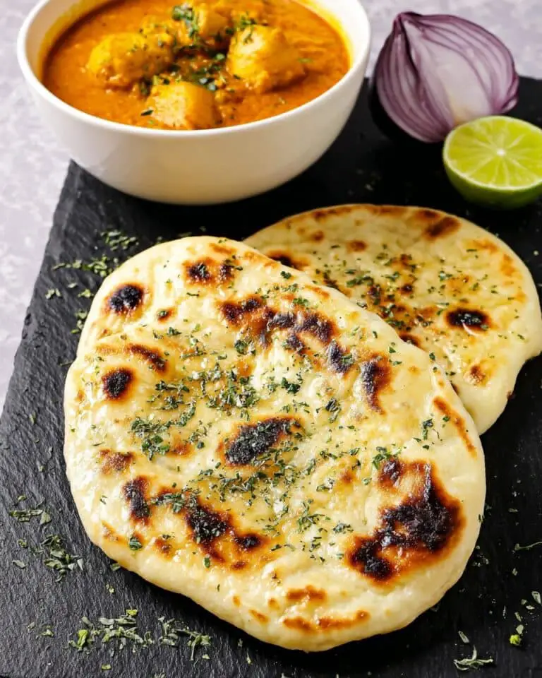 Butter Garlic Naan Recipe