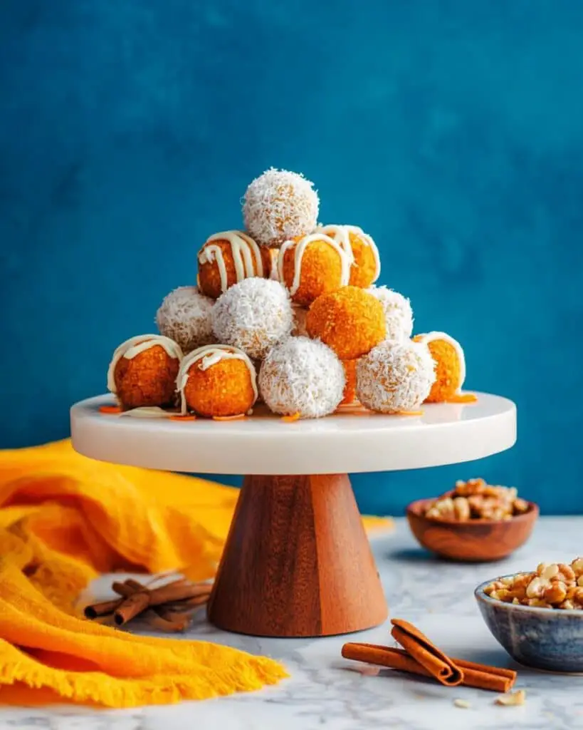 No-Bake Carrot Cake Bites Recipe