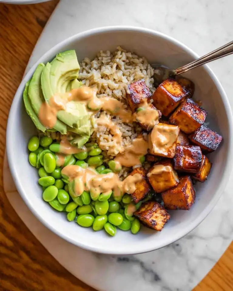 Crispy Air Fryer Teriyaki Salmon Bites Bowl Recipe