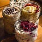 Overnight Protein Oats with Berry, Peanut Butter, or Chocolate Variations Recipe