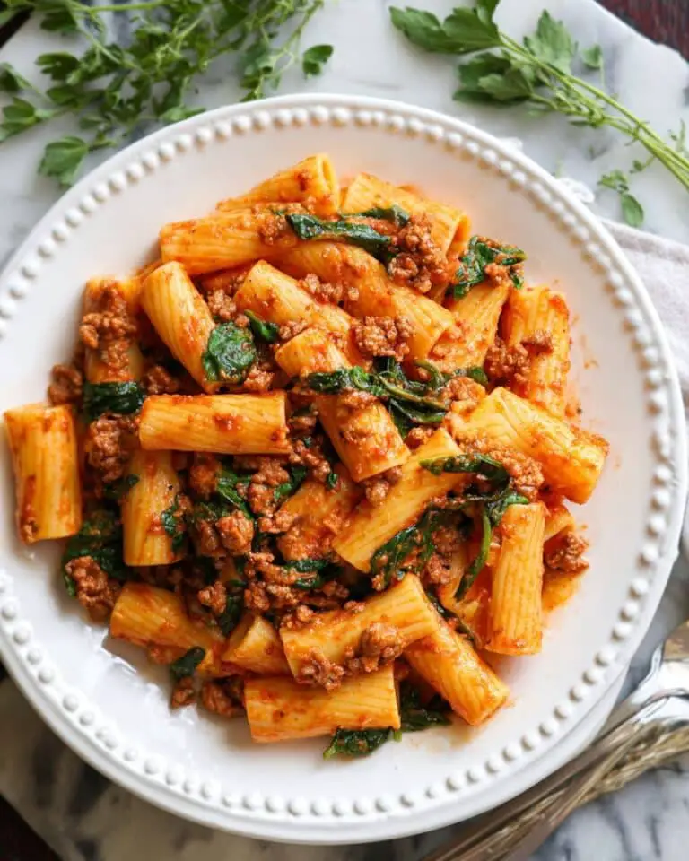 Creamy Sausage Rigatoni (One-Pan, 30-Minute Meal) Recipe