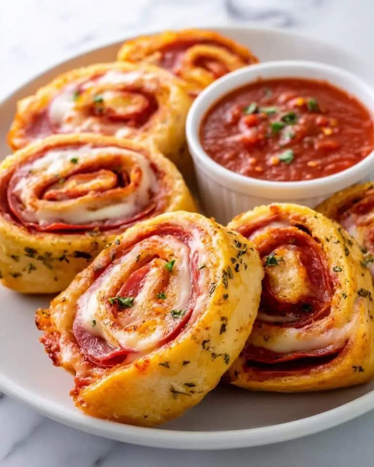Cheesy Meat Lover’s Stromboli with Garlic and Parsley Recipe