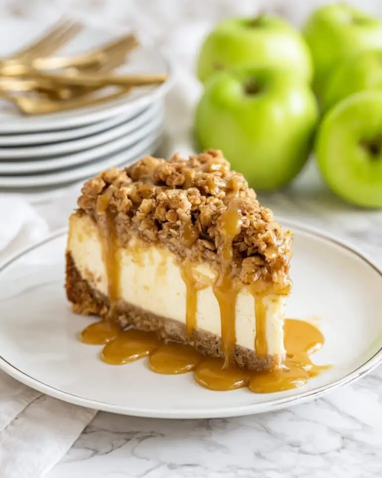 Apple Crumble Cheesecake Recipe