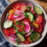 Smashed Cucumber & Tomato Salad Recipe