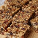 Banana Date Flapjacks with Raisins and Cinnamon Recipe