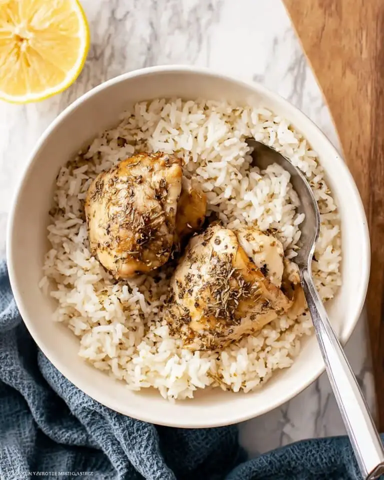 Crock-Pot Lemon Chicken and Rice Recipe