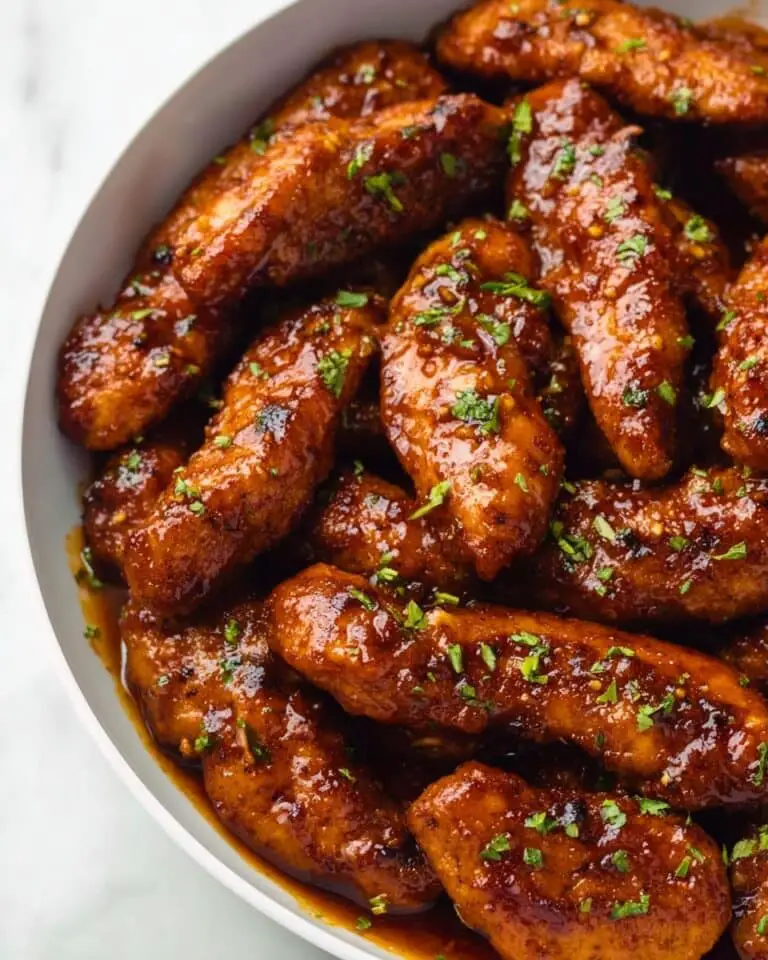 Honey Garlic Chicken Tenders Recipe