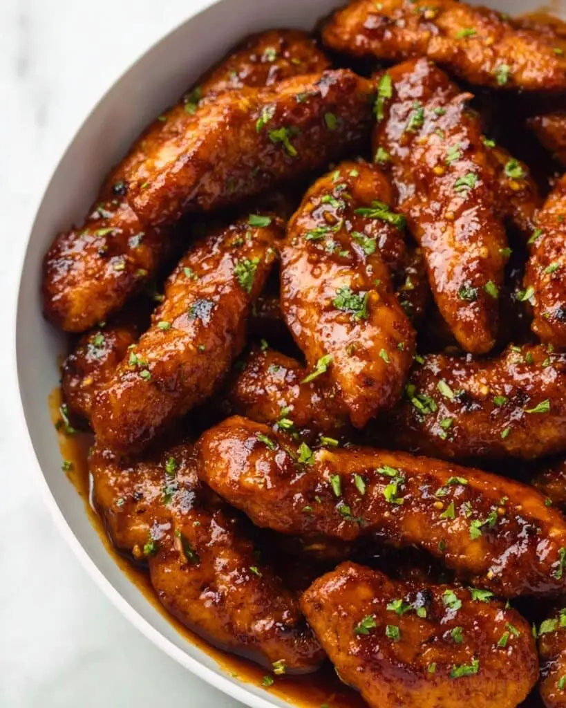 Honey Garlic Chicken Tenders Recipe