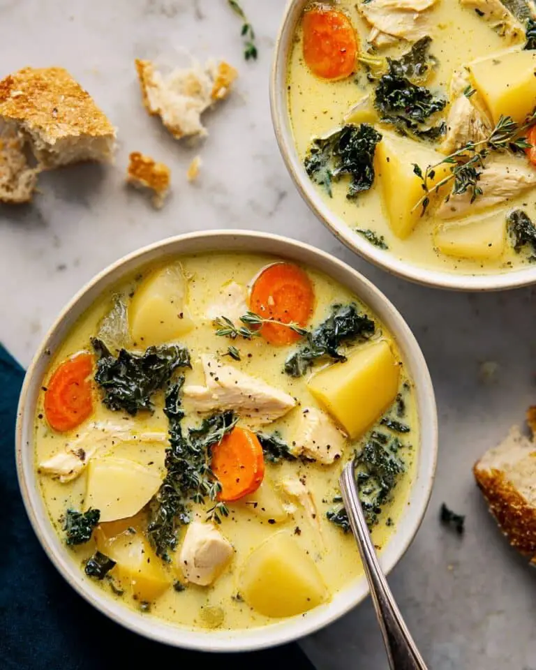 Slow-Cooker Creamy Chicken & Potato Soup Recipe