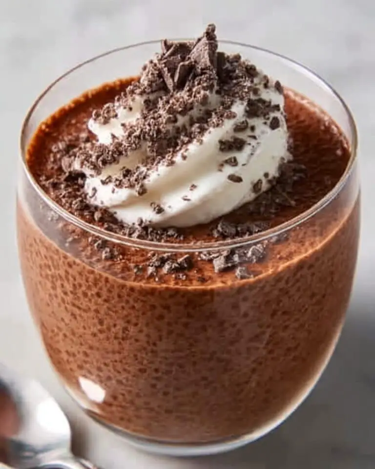 High Protein Chocolate Chia Pudding Recipe