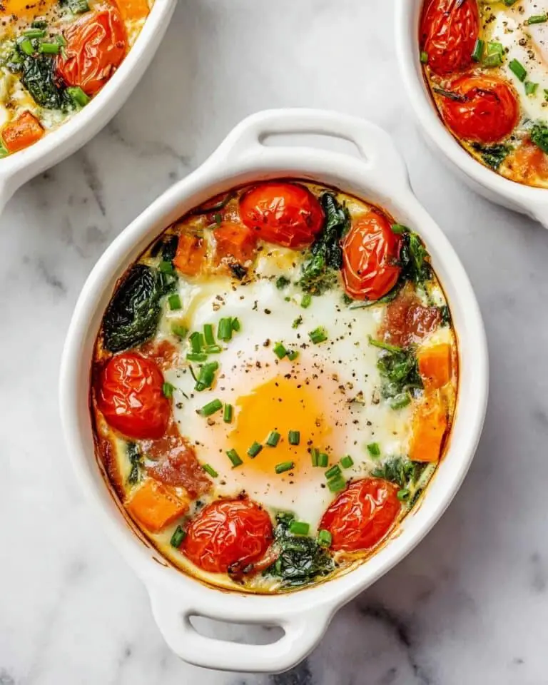 Baked Feta Eggs